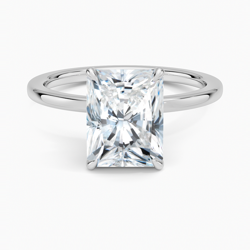 Radiant Diamond Solitaire Ring