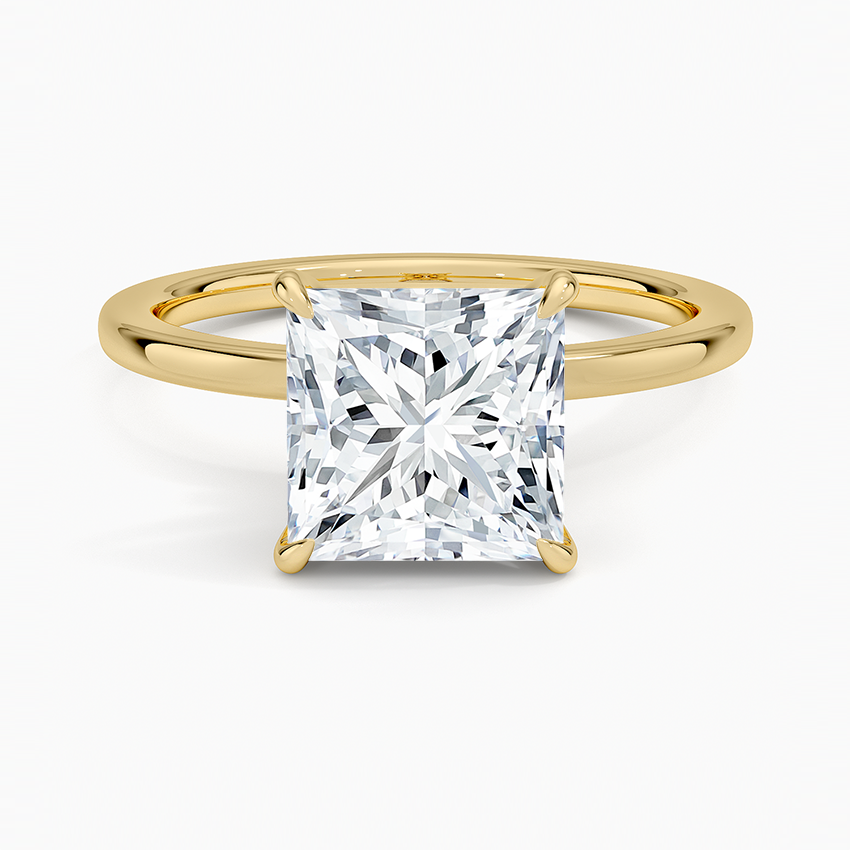 Princess Diamond Solitaire Ring