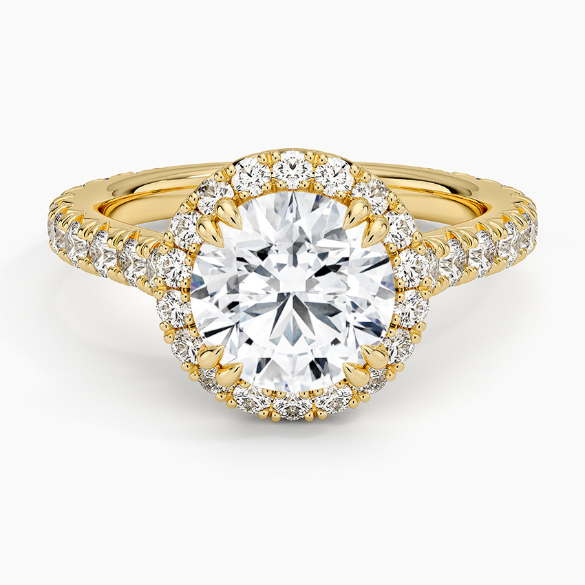 Round Diamond Halo Ring