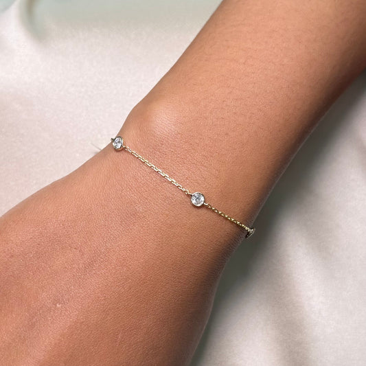 Bezel Diamond Bracelet