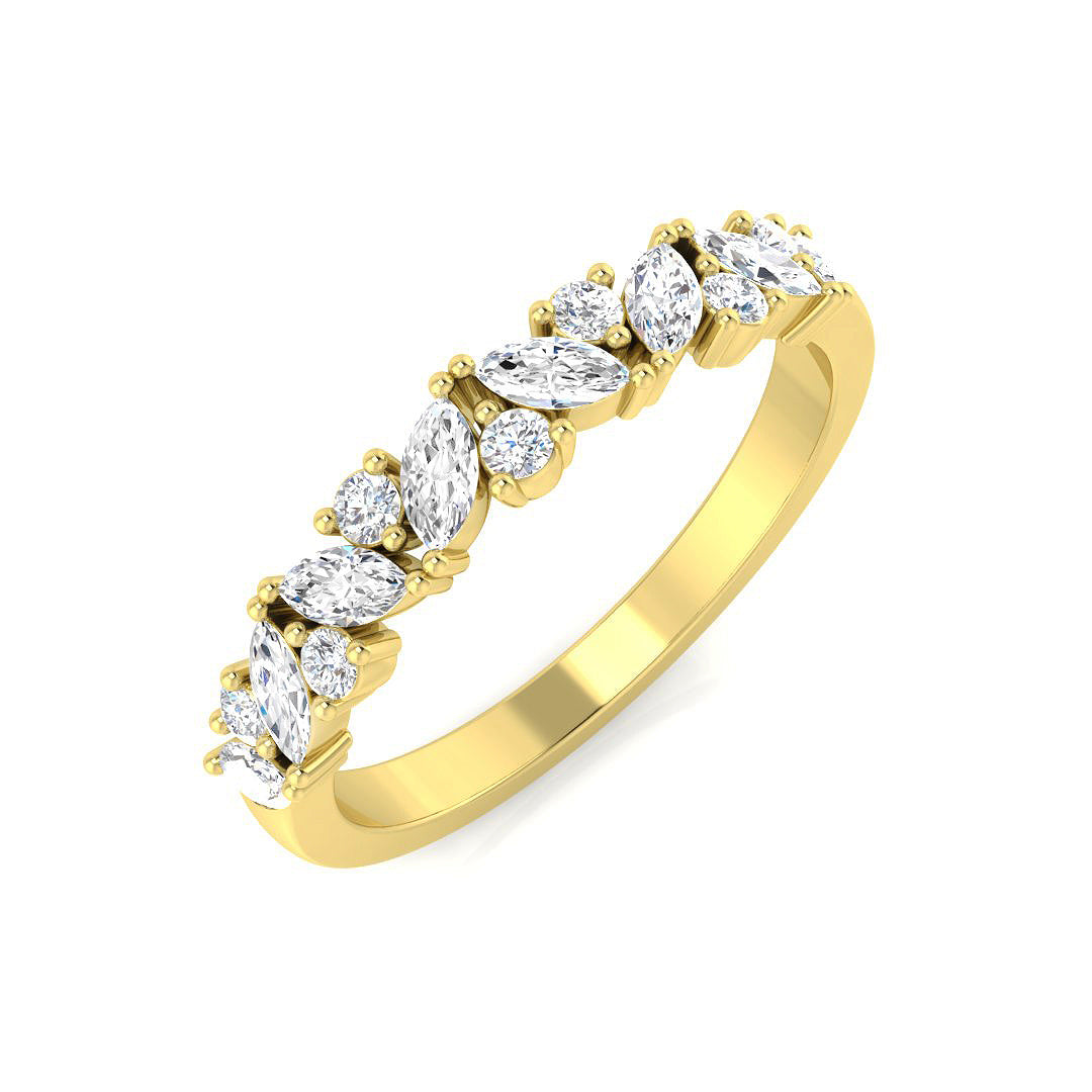 Marquise & Round Ring