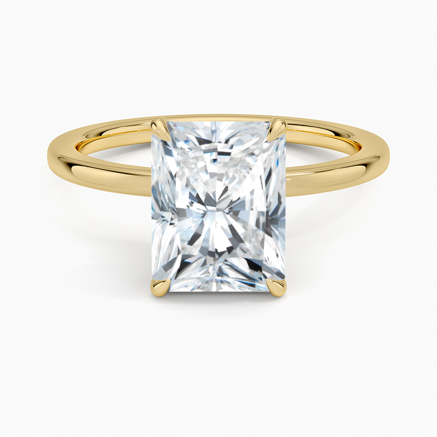 Radiant Diamond Solitaire Ring