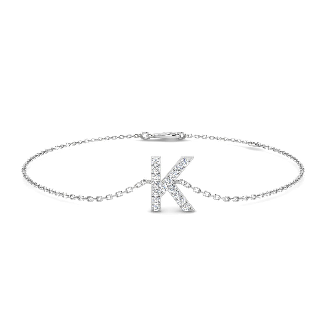 Diamond Initial Bracelet