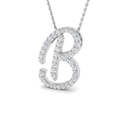 Initial Pendant Full Pavé