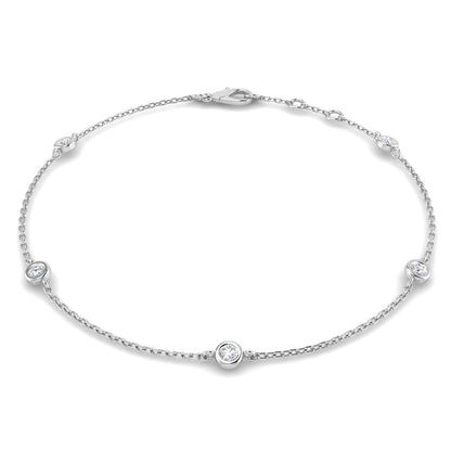 Bezel Diamond Bracelet