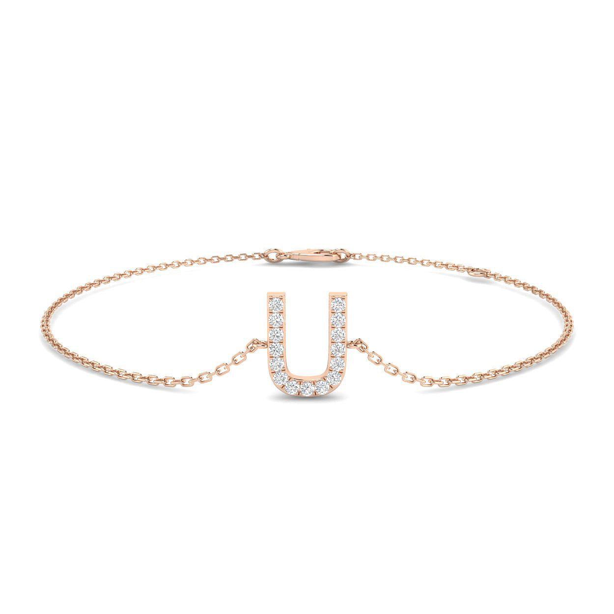 Diamond Initial Bracelet