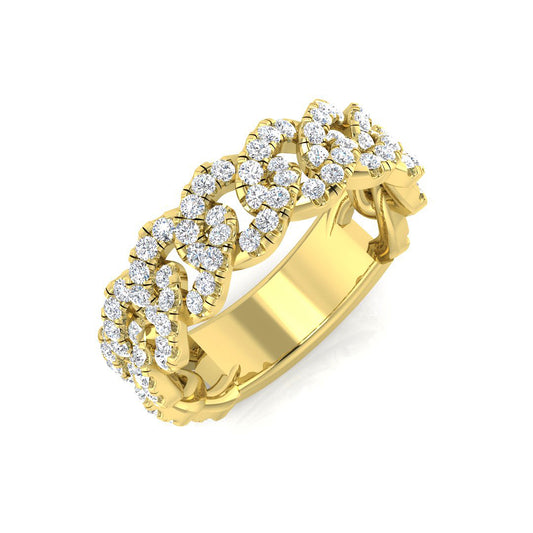 Pavé Cuban Ring