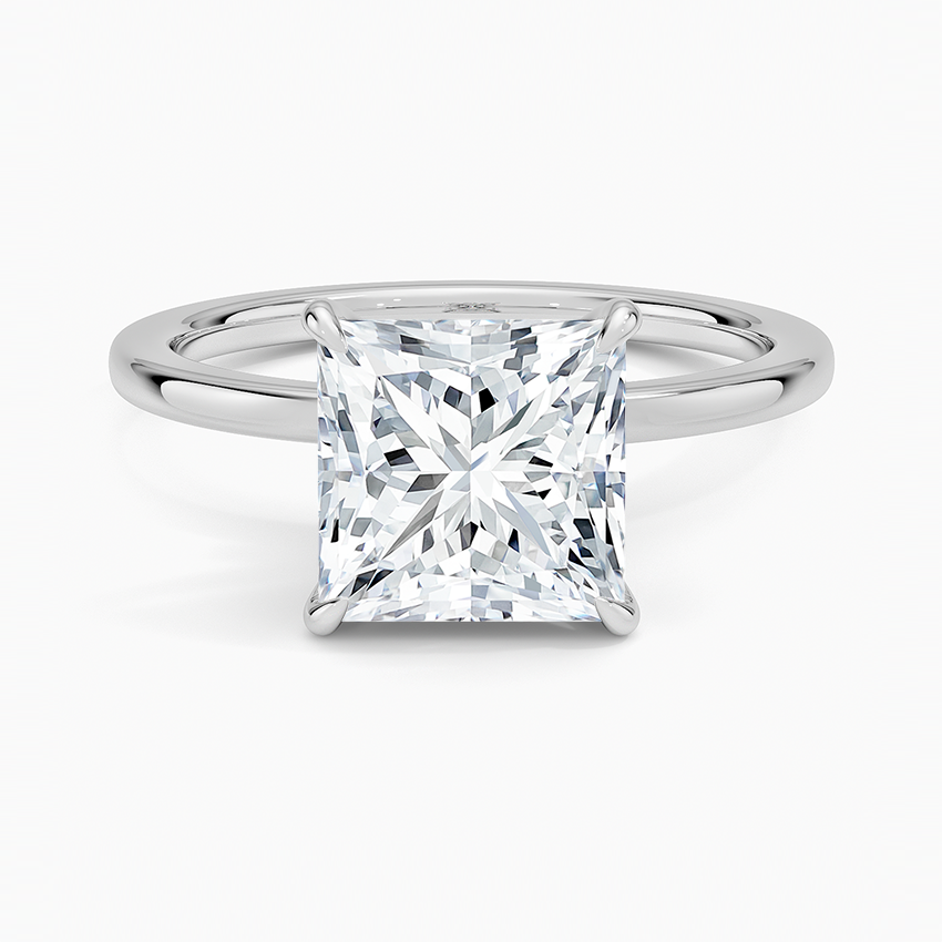 Princess Diamond Solitaire Ring