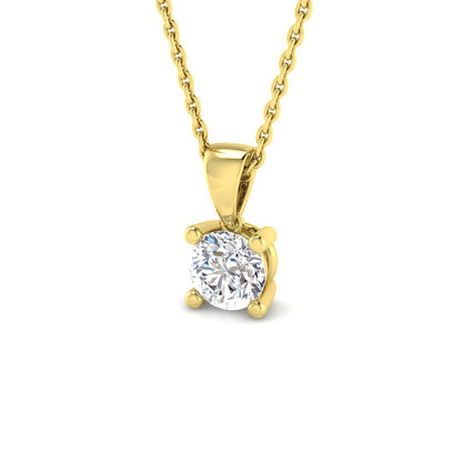 Solitaire Diamond Pendant