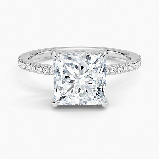 Princess Diamond Accented Ring