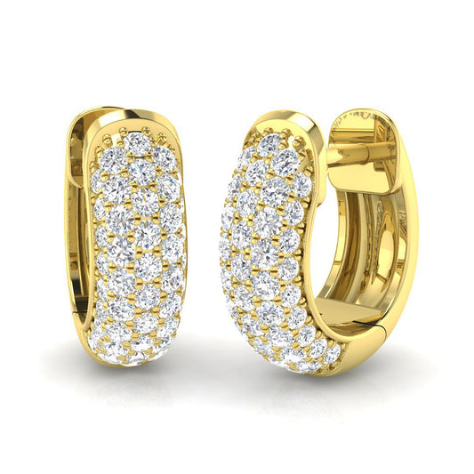 Pavé Hoop Earrings