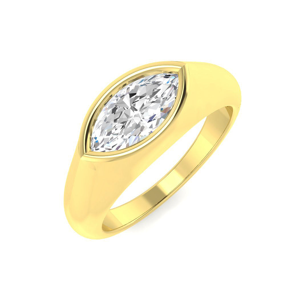 Marquise Bezel Ring