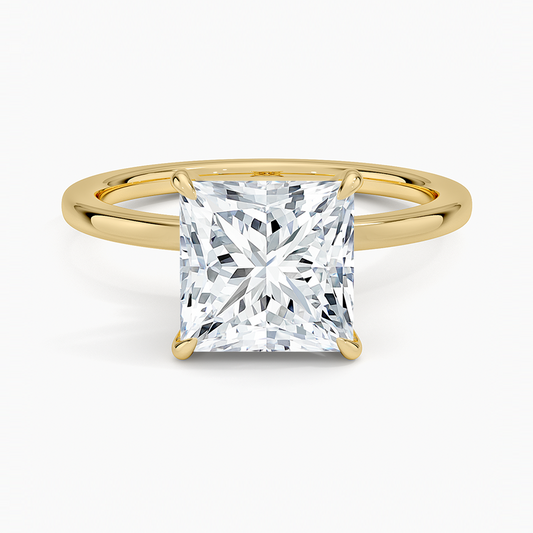 Princess Diamond Solitaire Ring