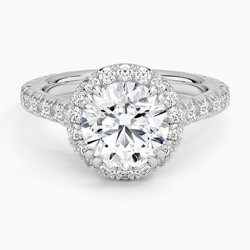 Round Diamond Halo Ring
