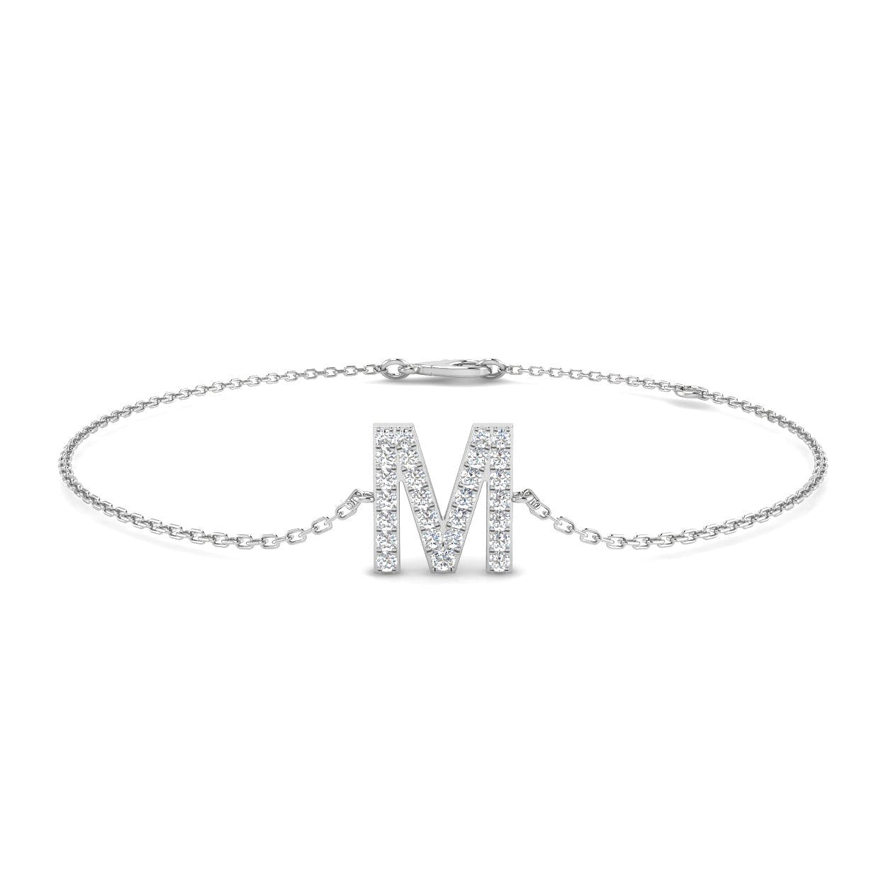 Diamond Initial Bracelet