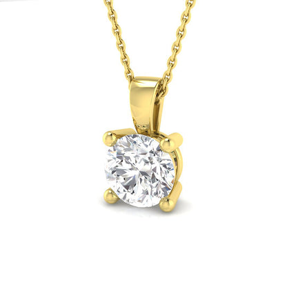 Solitaire Diamond Pendant