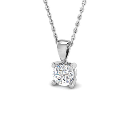 Solitaire Diamond Pendant
