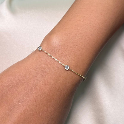 Bezel Diamond Bracelet