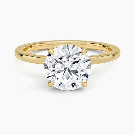 Round Diamond Solitaire Ring