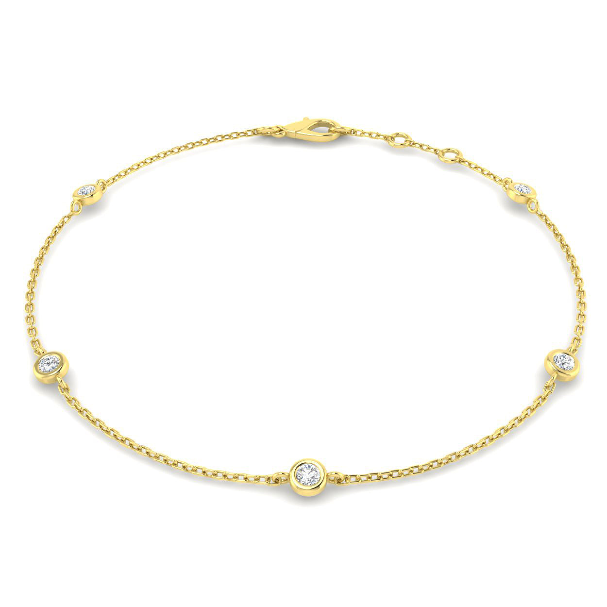 Bezel Diamond Bracelet