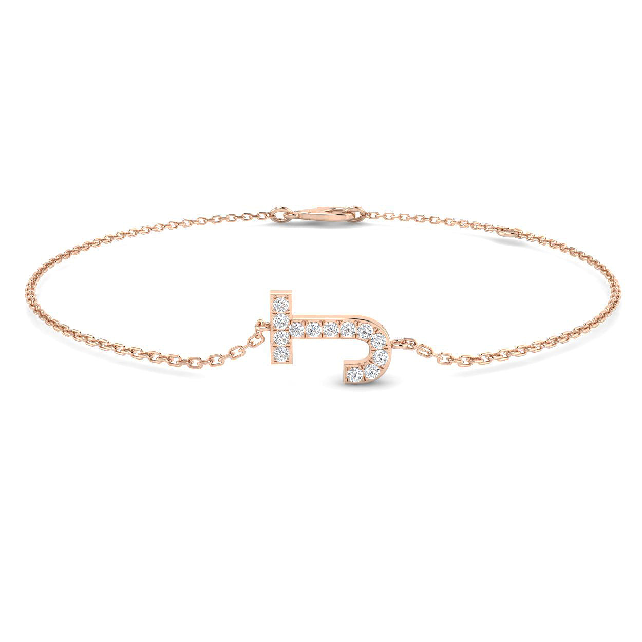 Diamond Initial Bracelet