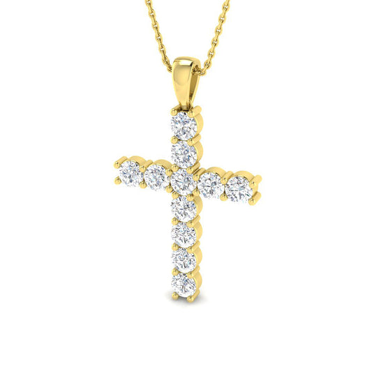 Diamond Pendant Cross