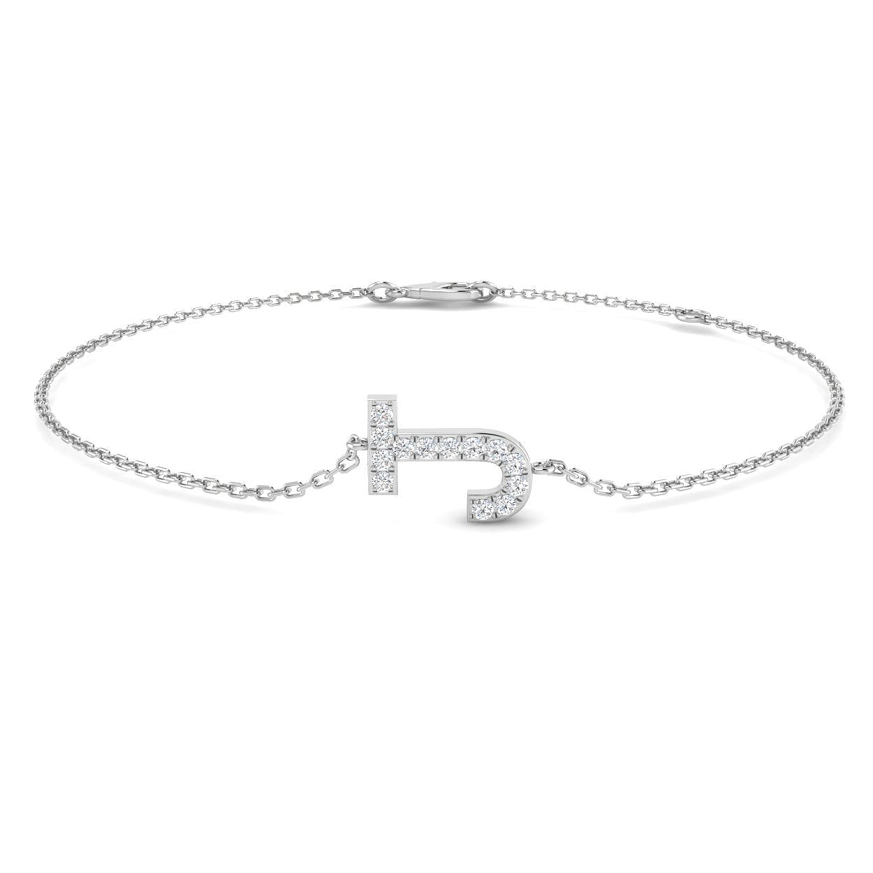 Diamond Initial Bracelet
