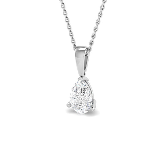 Pear Diamond Pendant