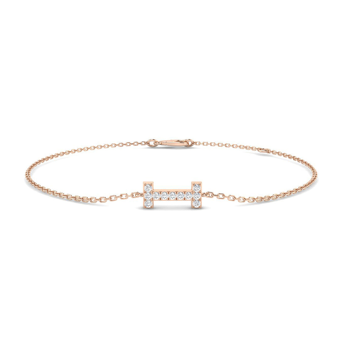 Diamond Initial Bracelet