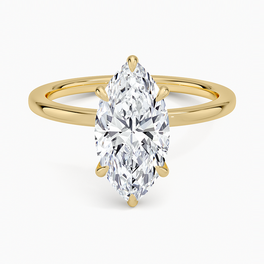 Marquise Diamond Solitaire Ring