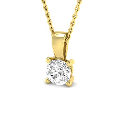 Solitaire Diamond Pendant