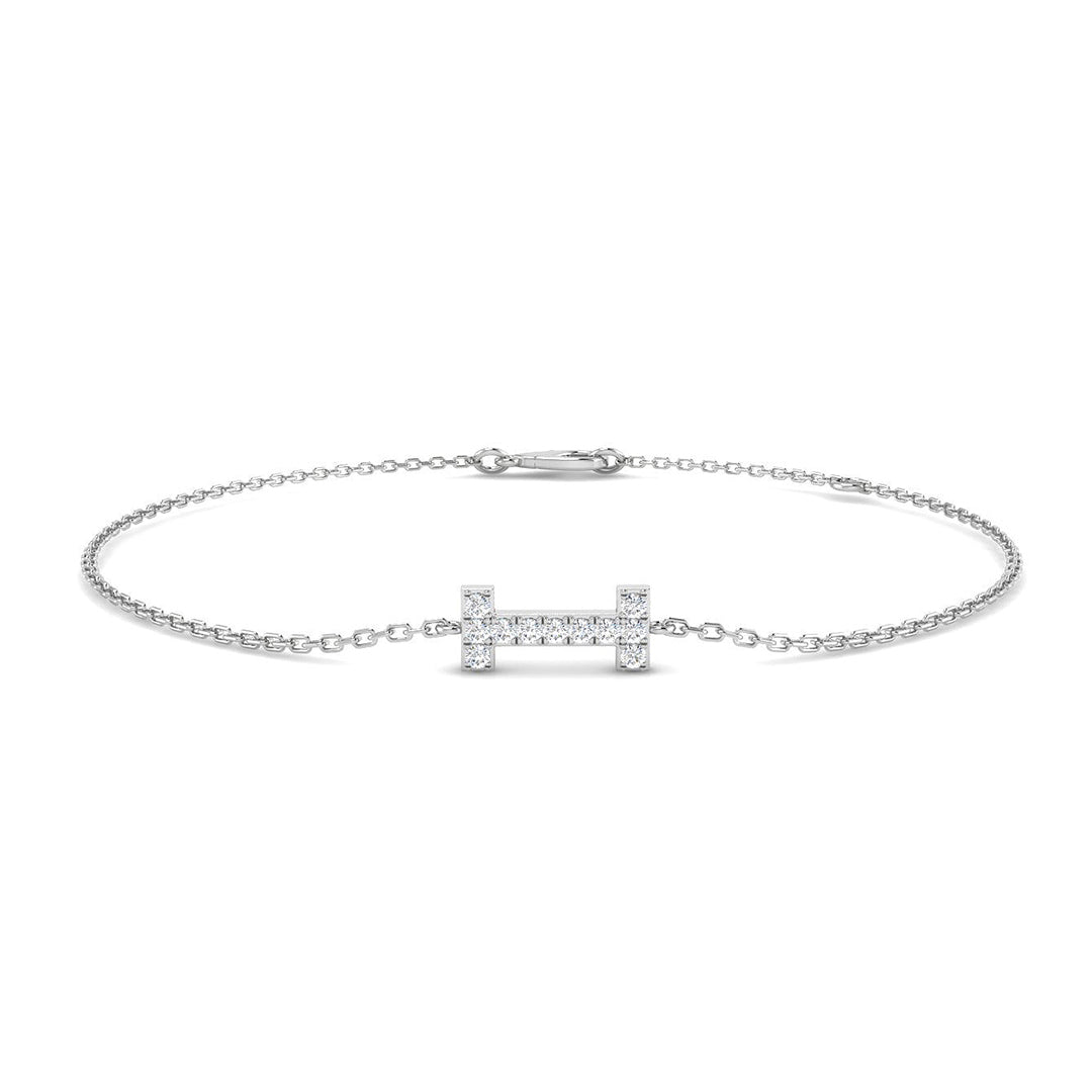 Diamond Initial Bracelet