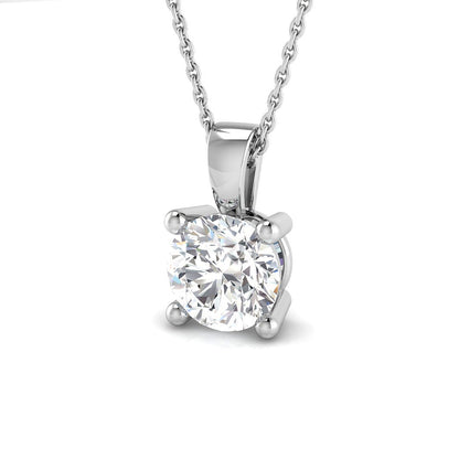 Solitaire Diamond Pendant
