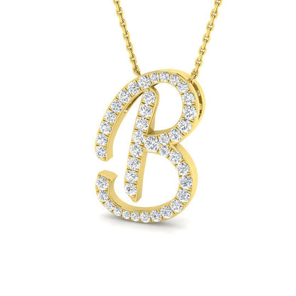 Initial Pendant Full Pavé