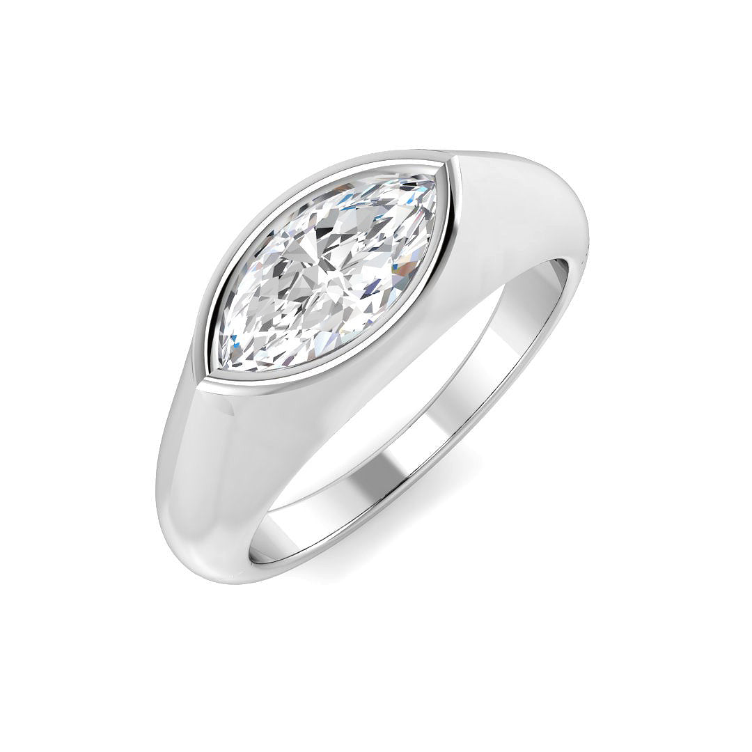 Marquise Bezel Ring