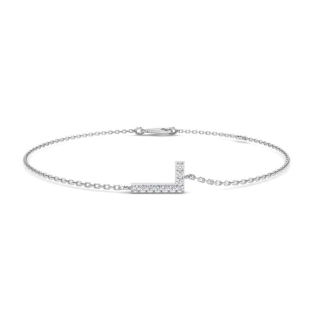 Diamond Initial Bracelet