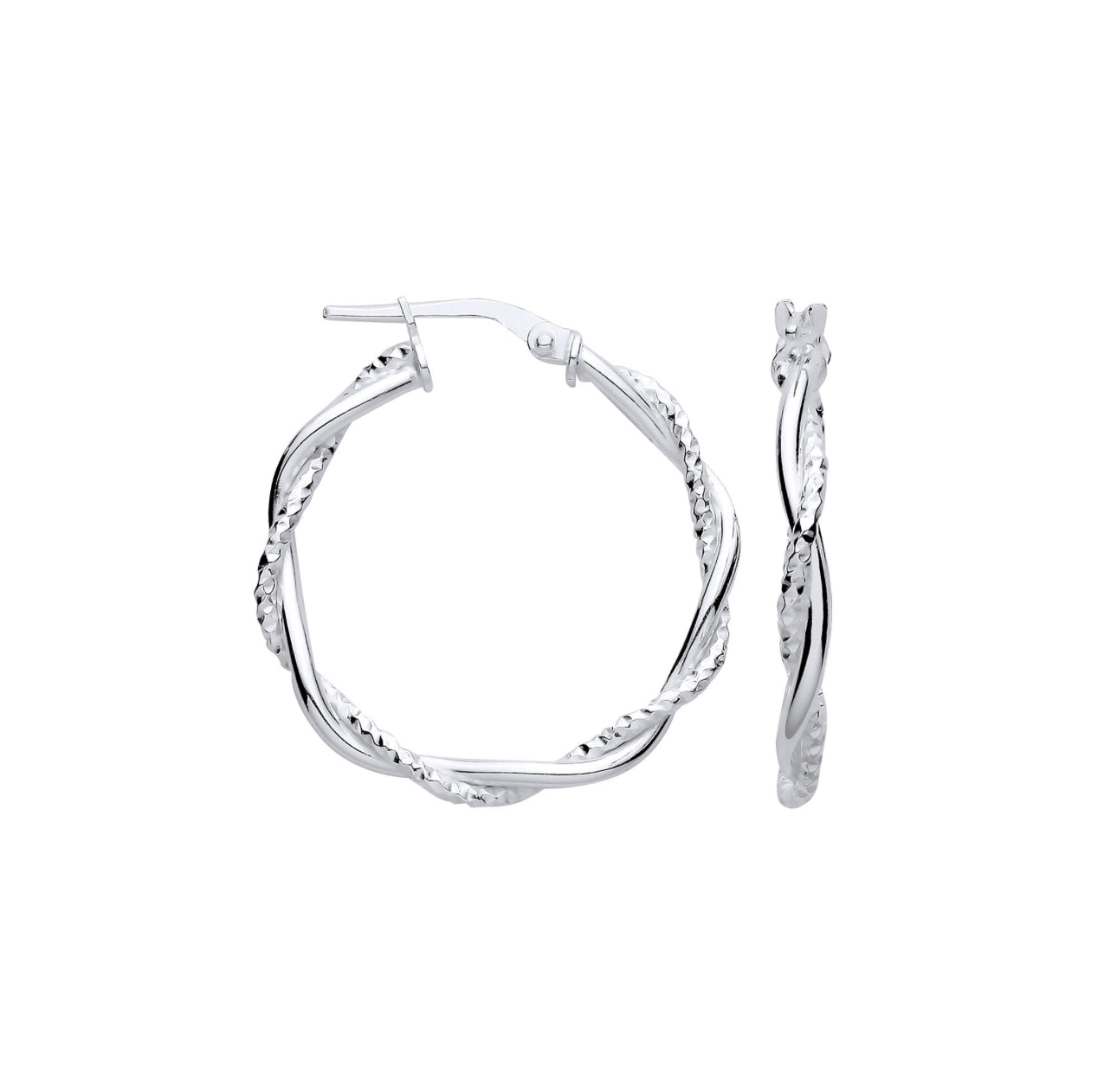 Twist Hoop Earrings