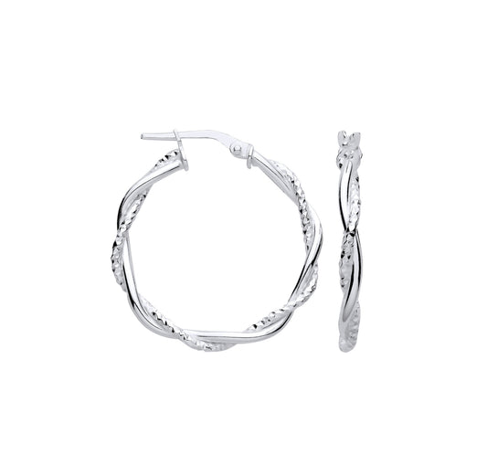 Twist Hoop Earrings