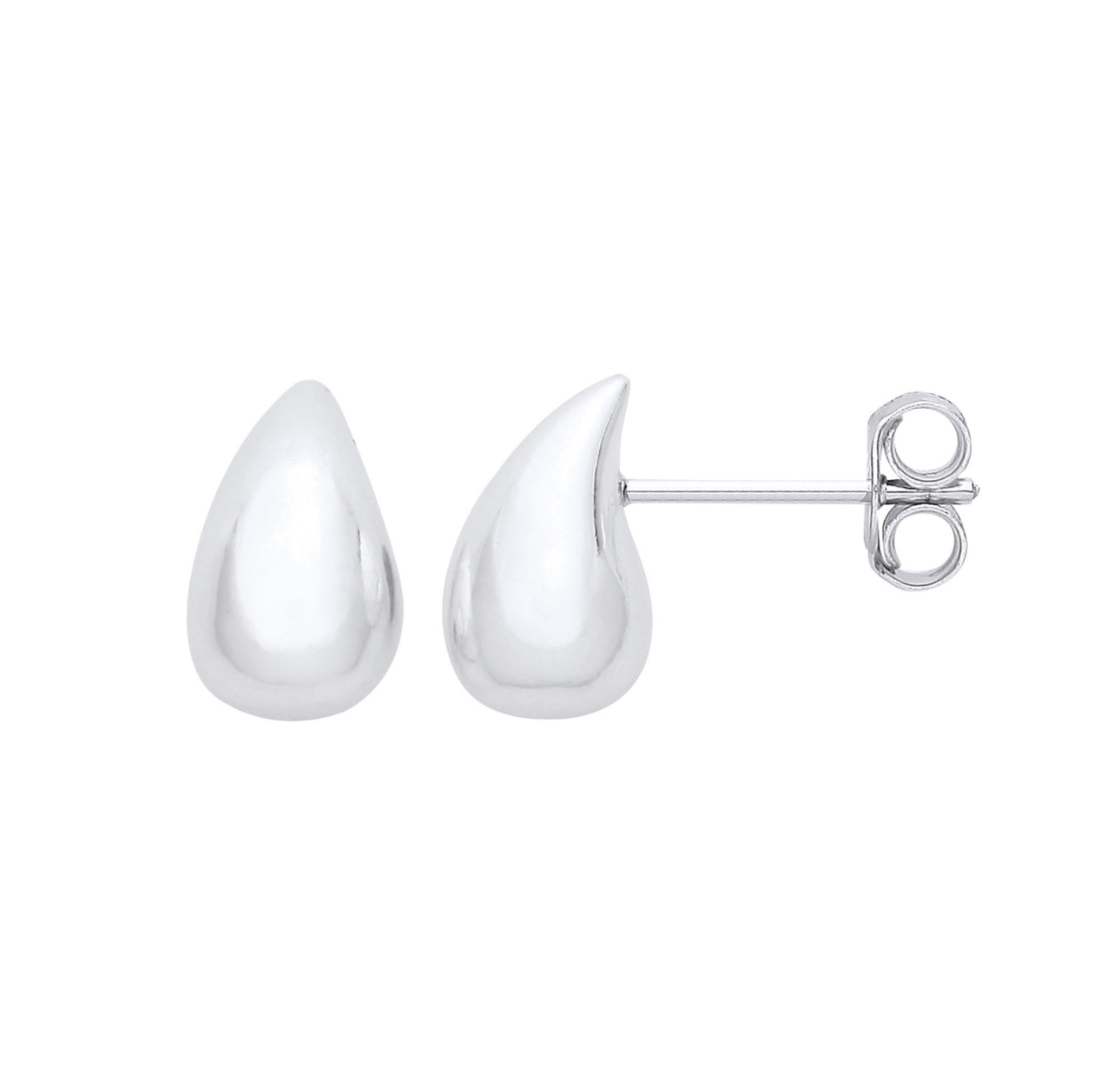 Teardrop Stud Earrings