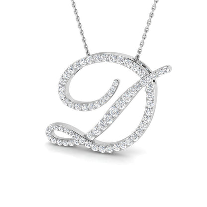 Initial Pendant Full Pavé