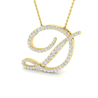 Initial Pendant Full Pavé