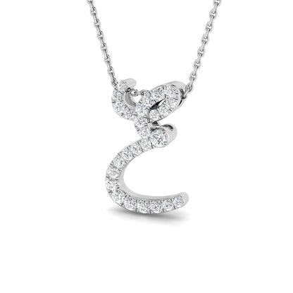 Initial Pendant Full Pavé