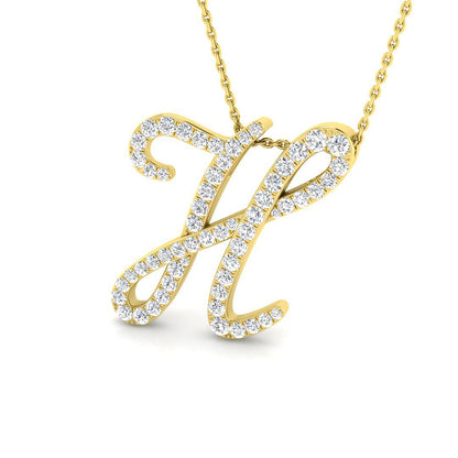 Initial Pendant Full Pavé