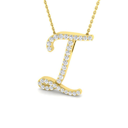 Initial Pendant Full Pavé