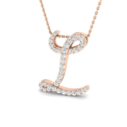 Initial Pendant Full Pavé