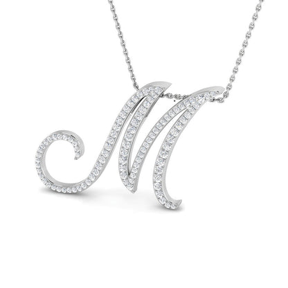 Initial Pendant Full Pavé