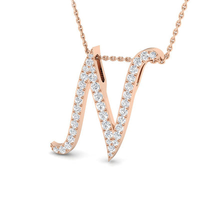 Initial Pendant Full Pavé