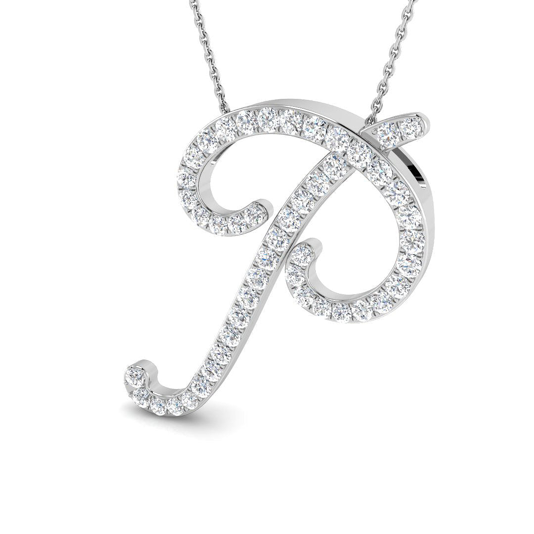 Initial Pendant Full Pavé