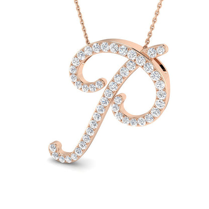 Initial Pendant Full Pavé