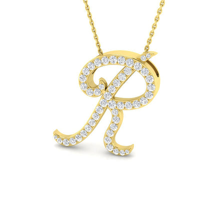 Initial Pendant Full Pavé